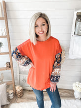 Load image into Gallery viewer, Floral Bubble Sleeve Top
