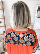 Load image into Gallery viewer, Floral Bubble Sleeve Top

