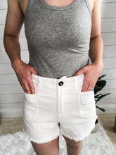 Load image into Gallery viewer, Off-White Denim Frayed Hem Shorts
