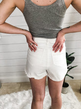 Load image into Gallery viewer, Off-White Denim Frayed Hem Shorts
