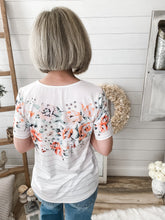 Load image into Gallery viewer, Floral and Striped Top
