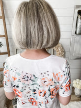 Load image into Gallery viewer, Floral and Striped Top
