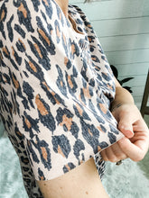 Load image into Gallery viewer, Faded Leopard Raw NO HEM Top
