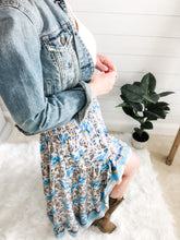 Load image into Gallery viewer, Floral Print Ruffle Maxi Skirt
