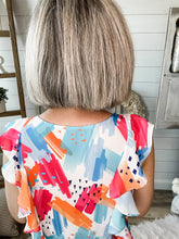 Load image into Gallery viewer, Color Me Bright Lightweight Flowy Top
