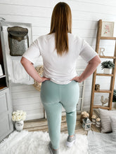 Load image into Gallery viewer, Sage Drawstring Jogger Sweatpants
