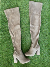 Load image into Gallery viewer, Taupe Thigh High Boot
