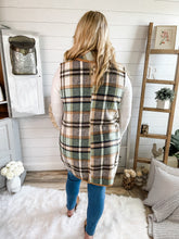 Load image into Gallery viewer, Go Green Plaid Vest
