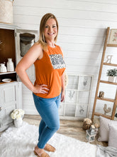 Load image into Gallery viewer, Leopard BABE Graphic Tank Top
