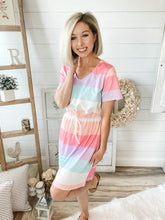 Load image into Gallery viewer, Colorful Striped Dress
