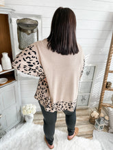Load image into Gallery viewer, Leopard Print Side Slit Sweater
