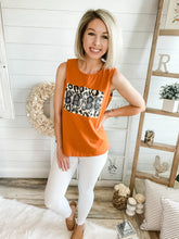 Load image into Gallery viewer, Leopard BABE Graphic Tank Top
