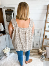 Load image into Gallery viewer, Floral Ruffled Strap Flowy Top
