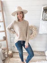 Load image into Gallery viewer, Suede Elbow Patched Sweater
