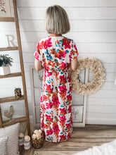 Load image into Gallery viewer, Floral Print Wrap Maxi Dress
