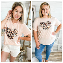 Load image into Gallery viewer, Wild At Heart Leopard Graphic Tee
