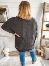 Load image into Gallery viewer, Plus Size V-Neck Ribbed Sweater
