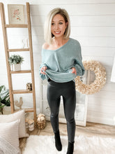 Load image into Gallery viewer, High Waisted Faux Leather Leggings
