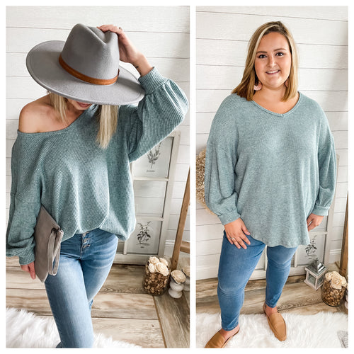 Waffle Lightweight Sweater