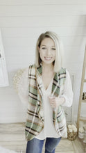 Load and play video in Gallery viewer, Go Green Plaid Vest
